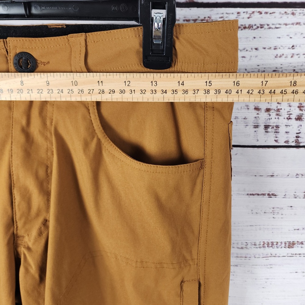 Orvis Performance Tech Pants 30x32 Regular Fleece Lined Stretch Hiking Brown - Picture 7 of 11